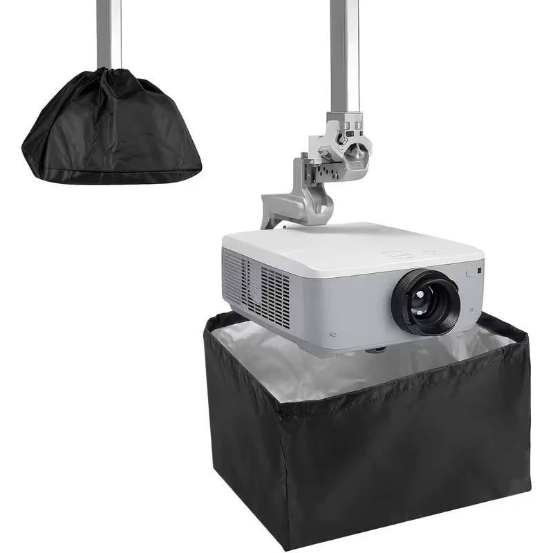 Projector Cover,Ceiling Projectors Encasement Jacket,Projector Drawstring Cover Compatible for Ceiling Projector Home Theater