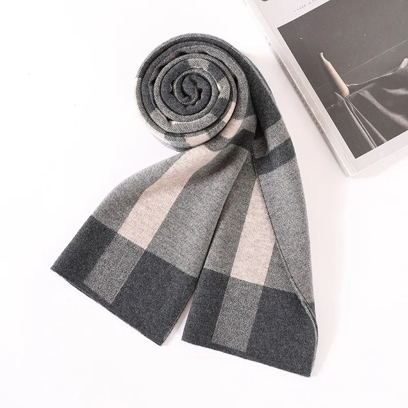 Luxury Scarf Man Winter Warm W - Muffler Men Wool avis et prix