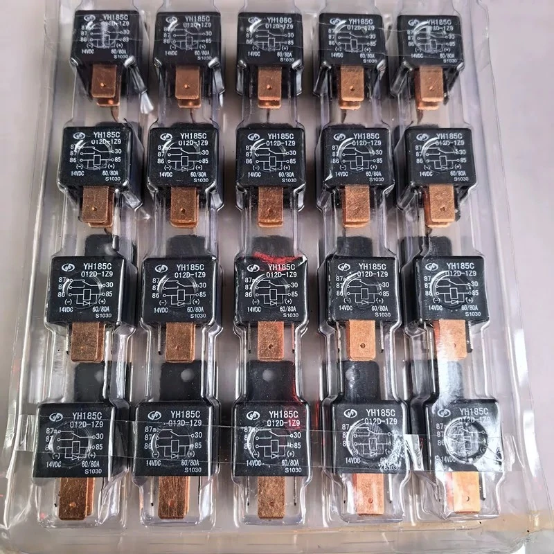 2PCS/LOT YH185C 012D-1Z9  5Pin 80A/60A SPDT with Diode  Electroacoustic Device
