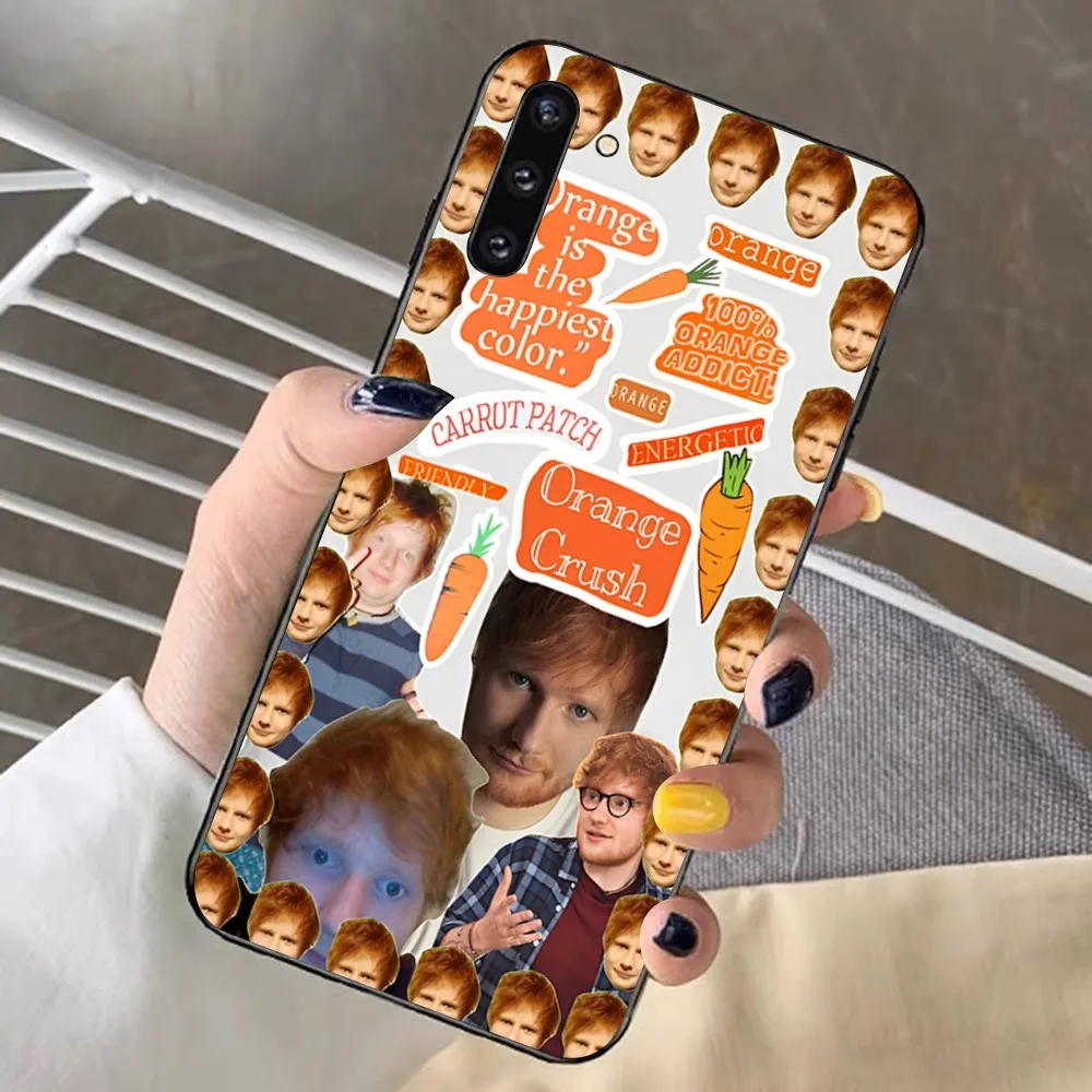 E-Ed Singer S-Sheeran Phone Case For Samsung Note 8 9 10 20 pro plus lite M 10 11 20 30 21 31 51 A 21 22 42 02 03