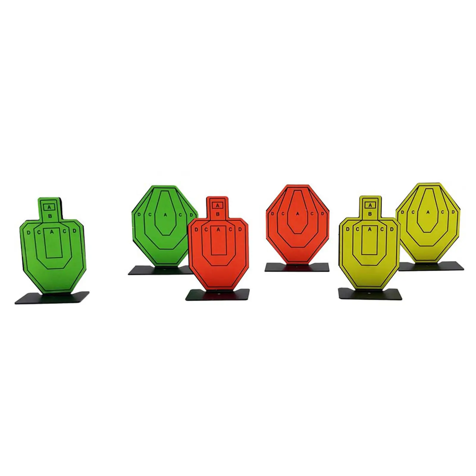 

3 Pieces Mini Targets Durable Metal Huntings Training Catapults Train Targets