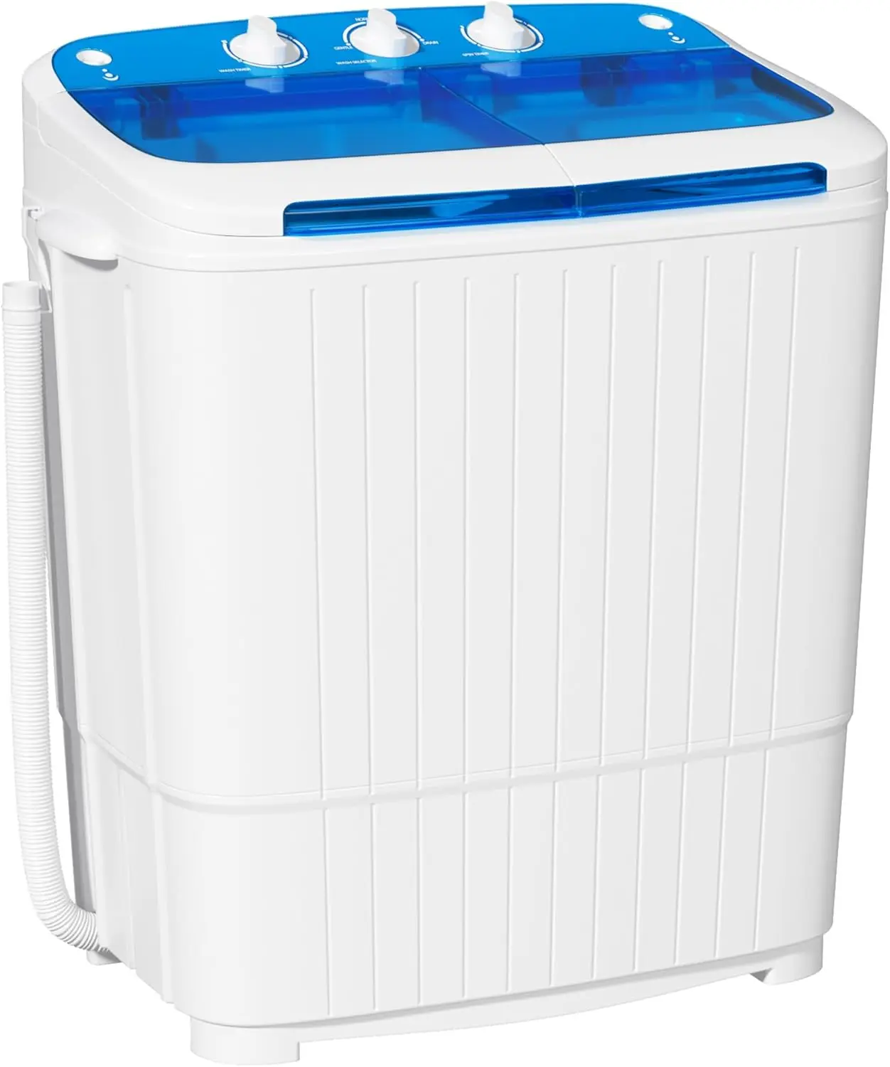 

Patio Swings Portable Twin Tub Washer and Dryer Combo 16lbs Compact Mini Washing Machine with Spin Dryer for Apartment Dorm RV
