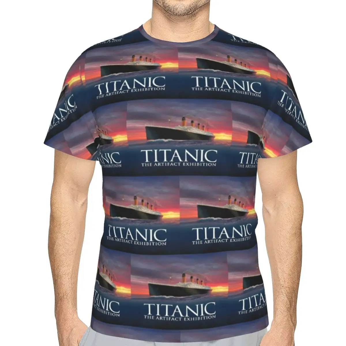 Titanic Romantic Movie 100% Cotton T-Shirt Men'sClassic T Shirts Men O-Neck Short Sleeve