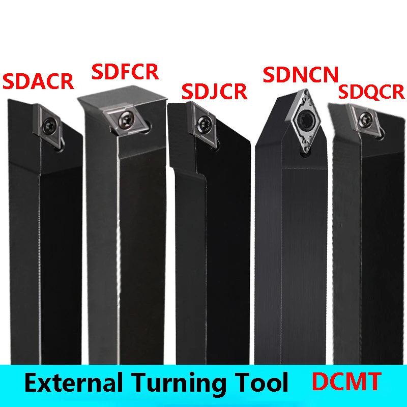 Lihaoping Sdacr Sdfcr Sdjcr Sdncn Sdqcr 1010 1212 1616 Externe Draaigereedschap Cnc Metaal Draaibank Snijmachine Dcmt Inzetstukken