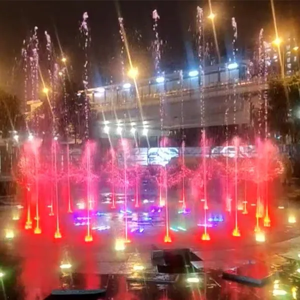 Full Set Stainless Steel Music Fountain Equipment Indoor Outdoor Colorful Wave Light Spring Waterscape