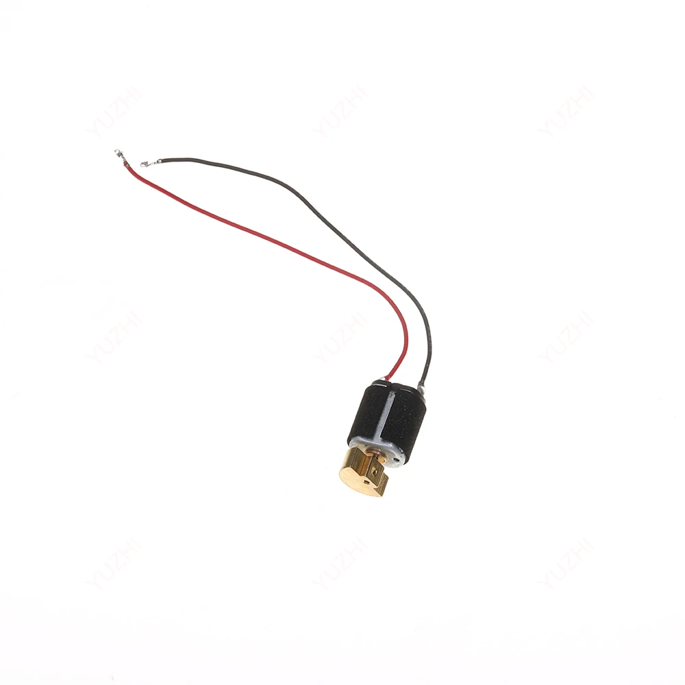 DC 3V-6V Mini M10 Vibration Motor Mini Copper Oscillator Eccentric Wheel Motor 75mm Wire Length Toy Model