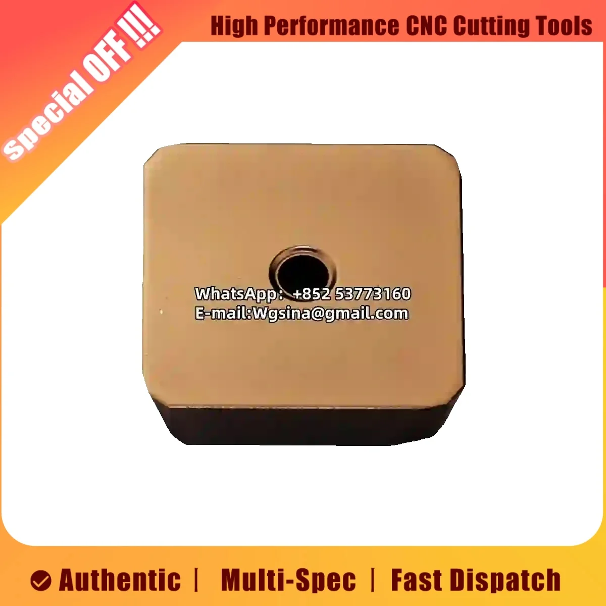 

Original SPKN1504EDTR/L HS5120/5130 End Face Milling Blades