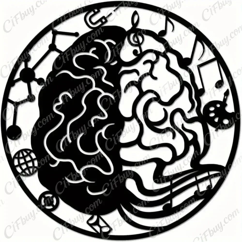 CIFBUY Thinker Metal Wall Art Minimalist Line Art Home Decor Hanging Decoration For Living Room Bedroom Study Gift Ornament