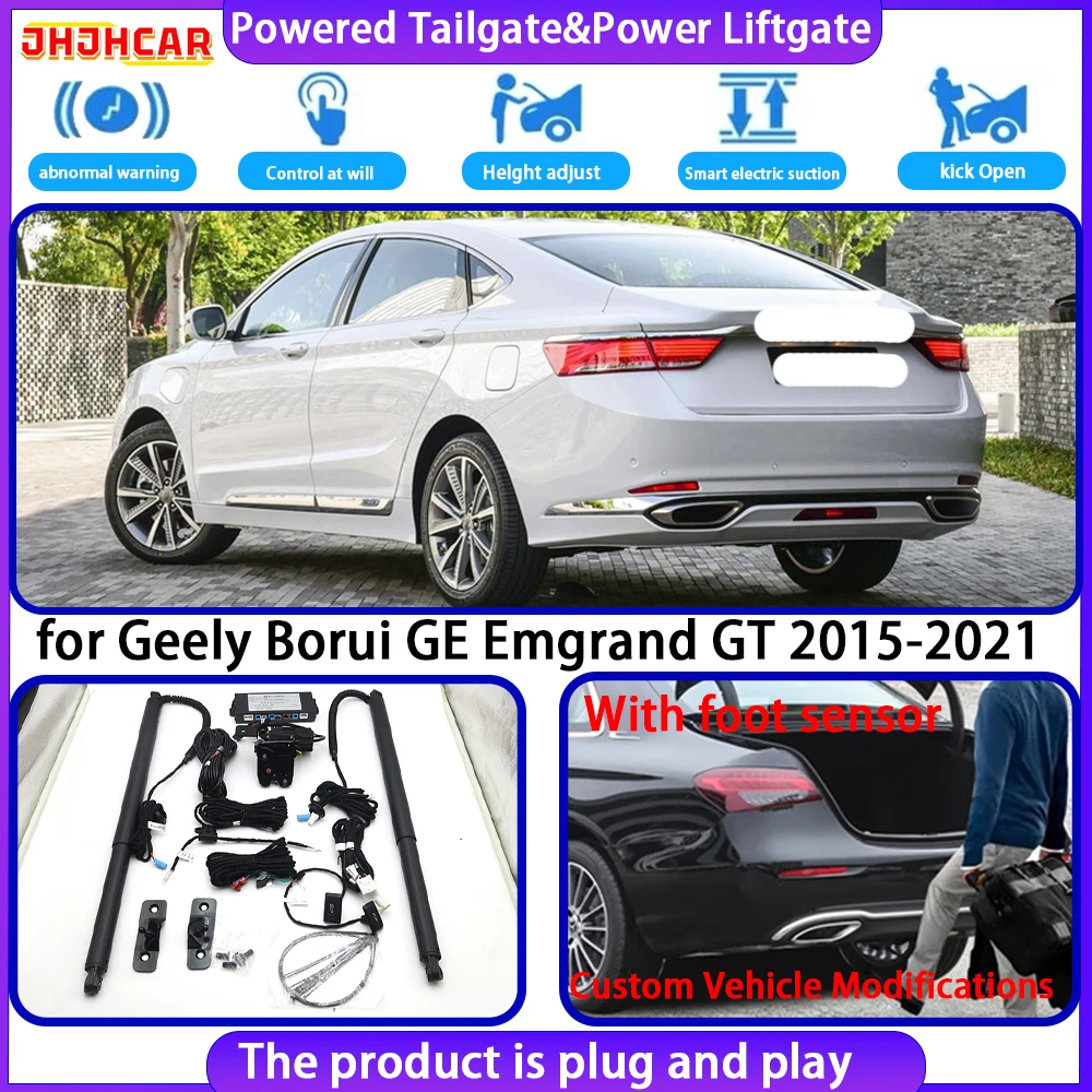 JHJHCAR for Geely Borui GE Emgrand GT 2015-2021 OEM Smart Automatic Electric Powered Tailgate Power Liftgate Tailgate System