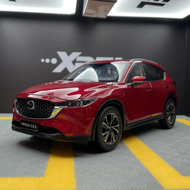1:18 MAZDA CX-5 CX5 SUV coche en miniatura de aleación vehículos de Metal fundido a presión modelo de coche colección de alta simulación juguete para niños decoración de regalo