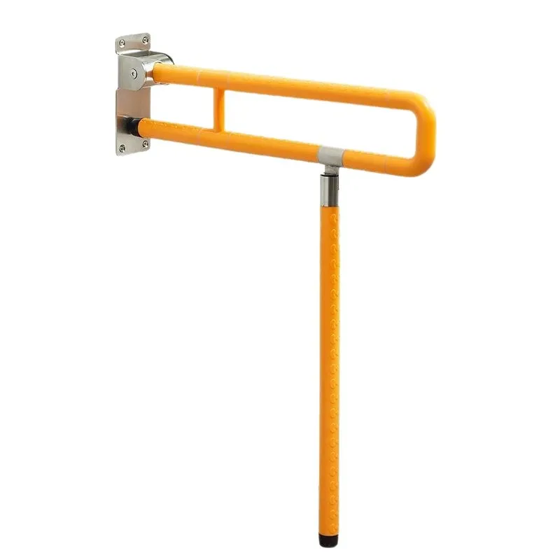 Toilet Safety Handicap Handrail Wall Mount Abs U Shape Grab Bar Barandilla De Seguridad Para Inodoro Home Bus Handrail Tube