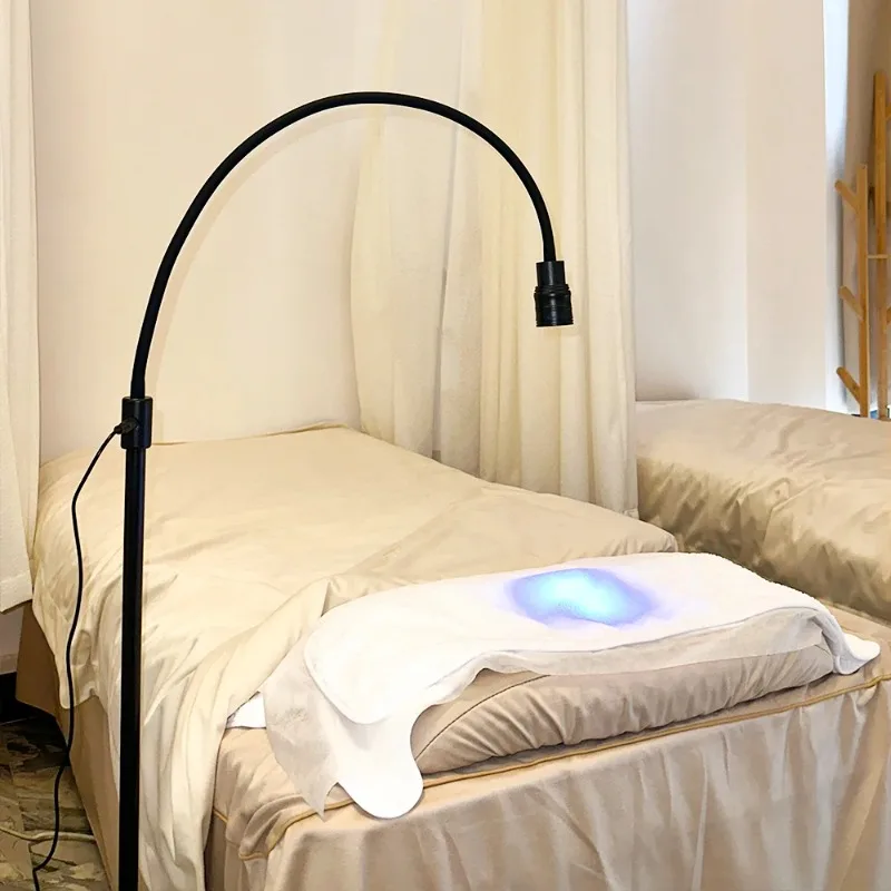 UV Eyelash Lamp Grafting Extension Eyebrow Gel Glue Curing Beauty Salon Angle Adjustable Foot Switch Floor UV Led Nail Light view 6