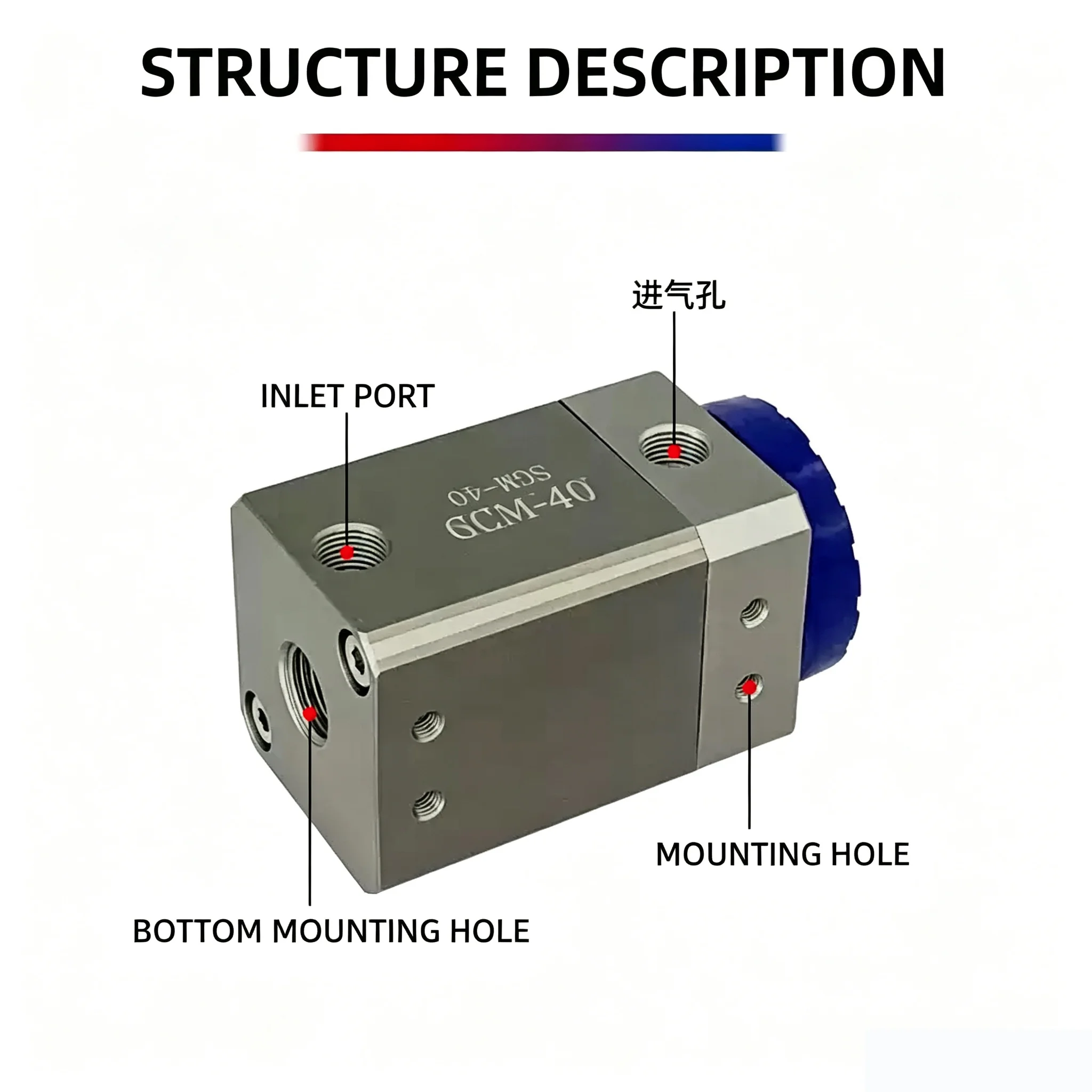 SGM-30 SGM-40 SGM-50 SGM-70 - Metal Construction for Enhanced Performance Industrial Magnetic Pneumatic Suction Sucker Cylinder