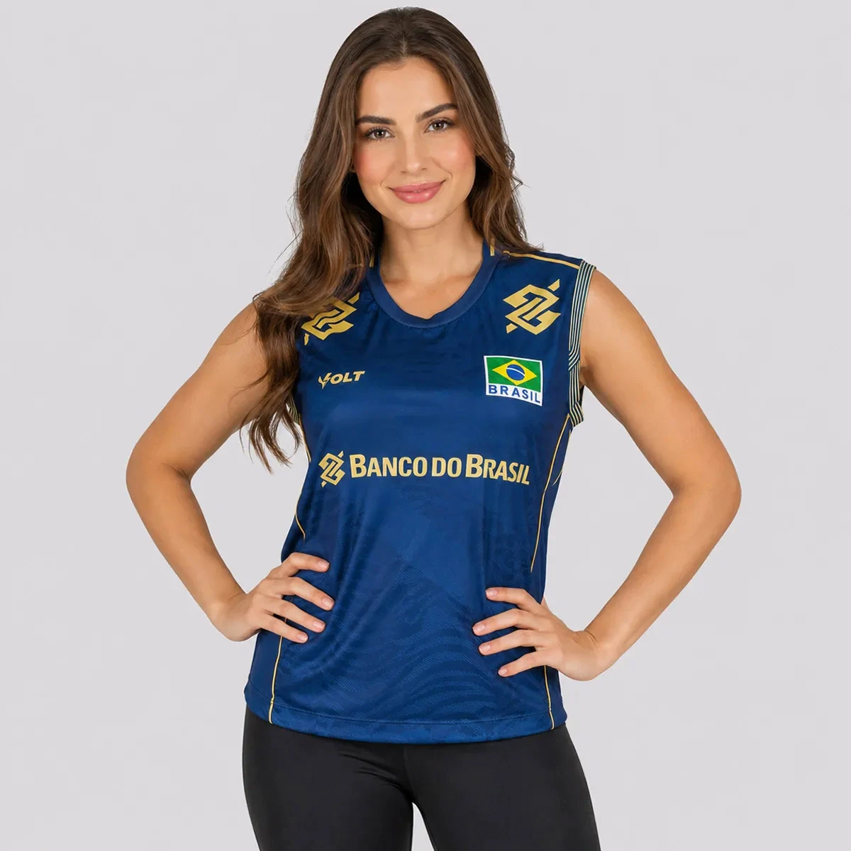 2026 Brazil CBV Unisex Volleyball Jersey Vest, Men and Women Beach Volleyball Sleeveless Breathable Mesh Vest Streetwear T-Shirt