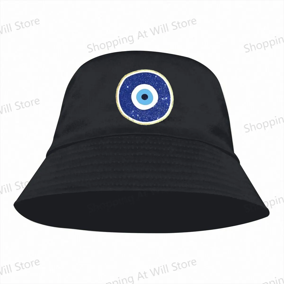 Leisure Fashion  Evil Eye Men's and Women's Fisherman Hat  Beach  Hat Couple gift