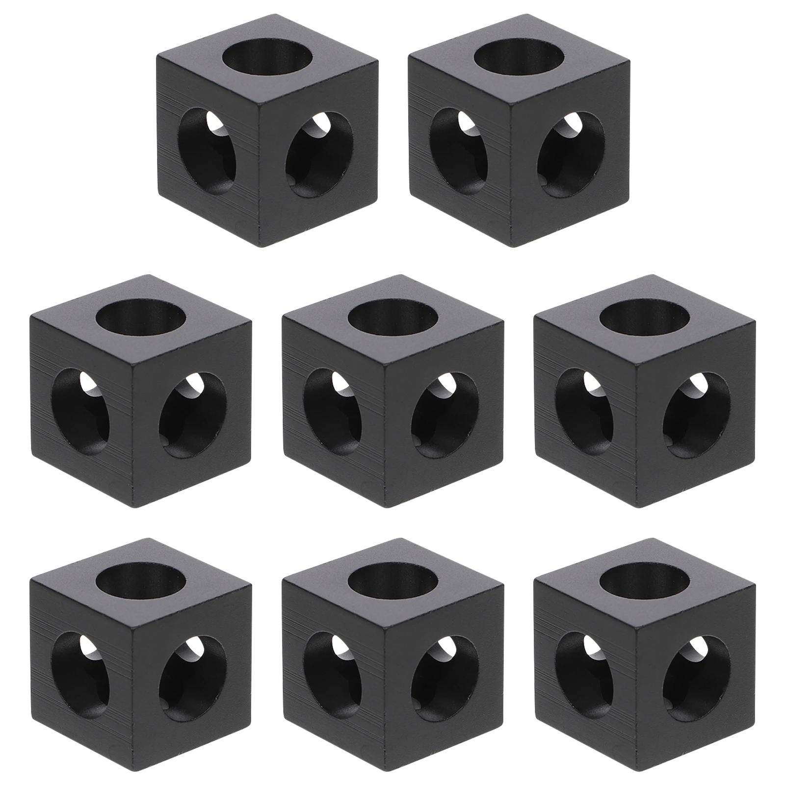 

8pcs Corner Brackets Cube Compatible With 2020 Series Aluminum Extrusion Profile Aluminum Alloy Corner Bracket Connector Cubes