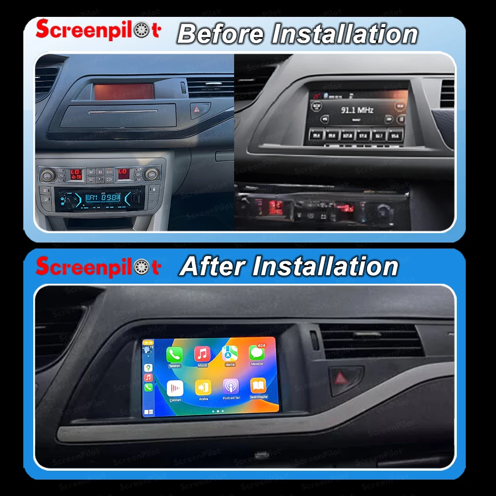 Android 16 For Citroen C5 X7 7''10'inch Car Radio Stereo Carplay Auto Head Unit Multimedia Player Autoradio 5G BT GPS Navigation