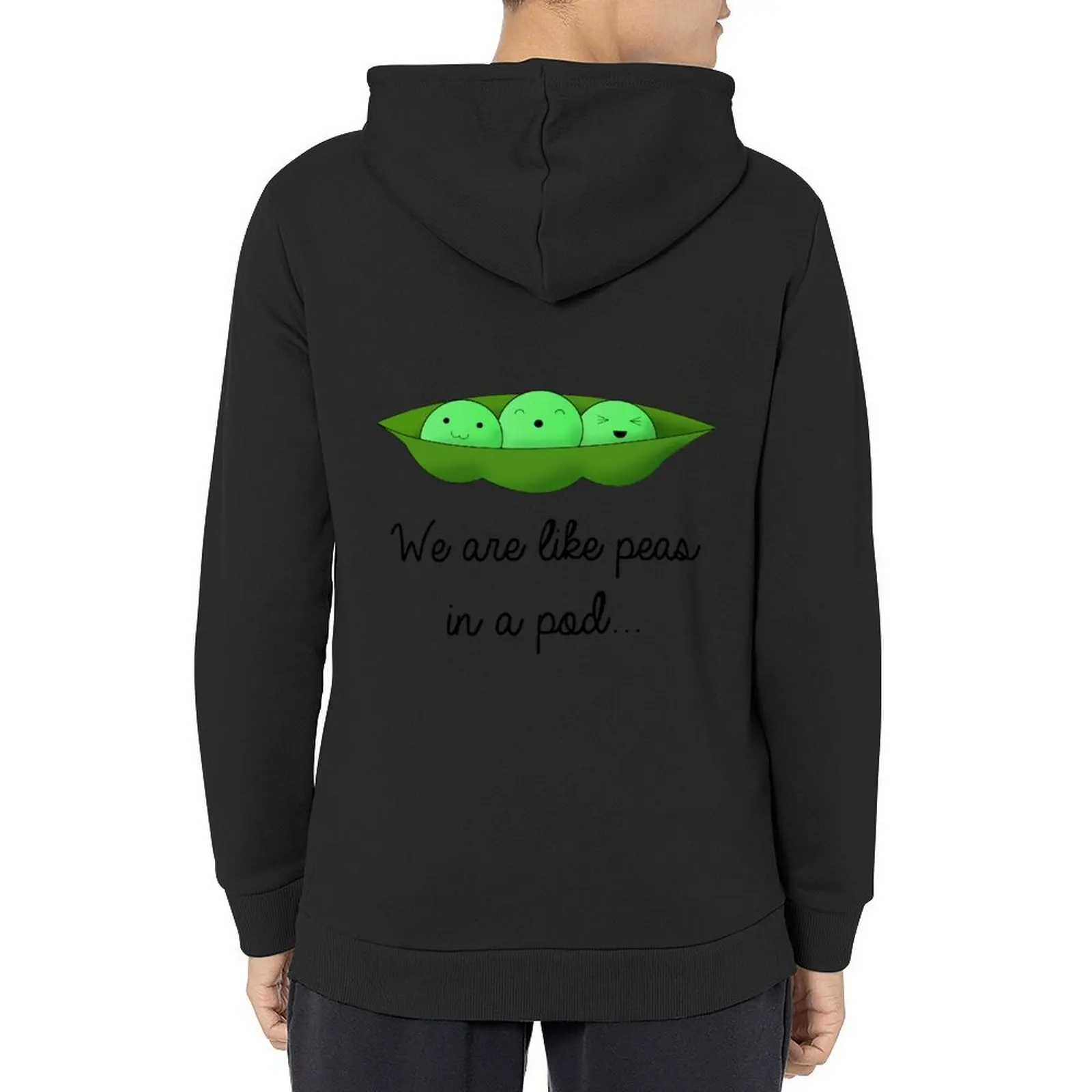 

We are like peas in a pod... Hoodie hooded shirt men's autumn clothes men's sweat-shirt set men wear men's hoodies