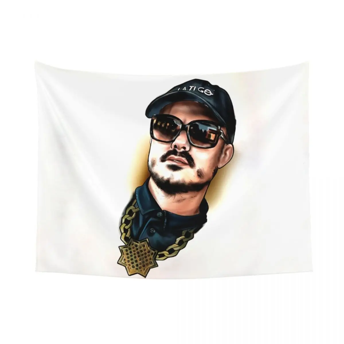 Spanish Rapper Dellafuente Tapestry Home Decor Customized Hippie Wall Hanging Tapestries for Living Room