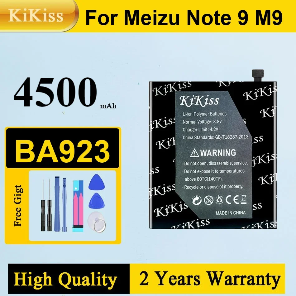 

Аккумуляторы для мобильных телефонов BA923 4000 мАч для смартфона Meizu Note 9 M9
