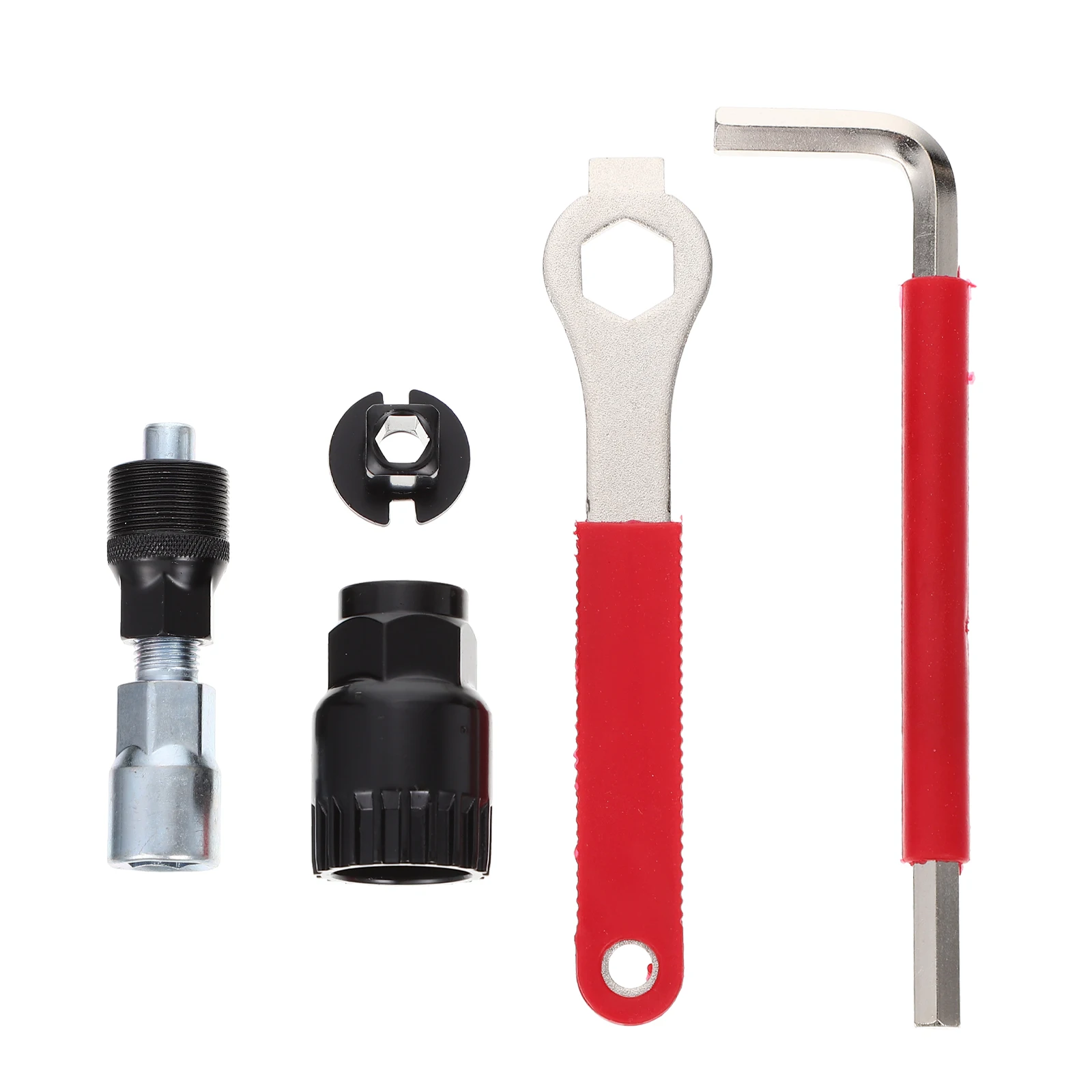 

1 set Crank Puller Bike Tool Kit Repair Maintenance Tools for Road Mountain Bikes Durable Steel Portable Storage Easy Use