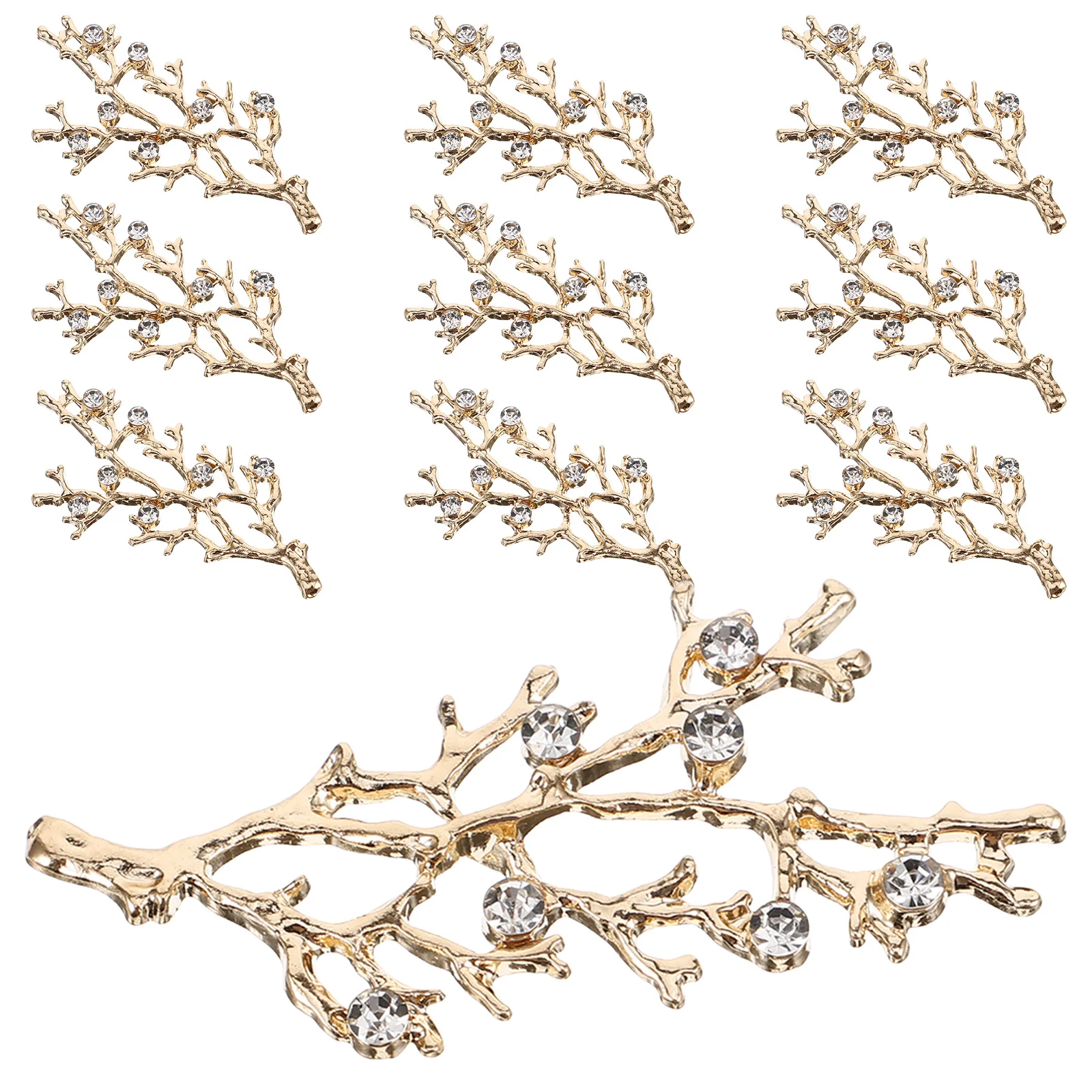 

10pcs Pearl Flower Accessories Rhinestone Embellishments Zinc Alloy Shiny Diy Craft Ornament For Wedding Dress Evening Bag