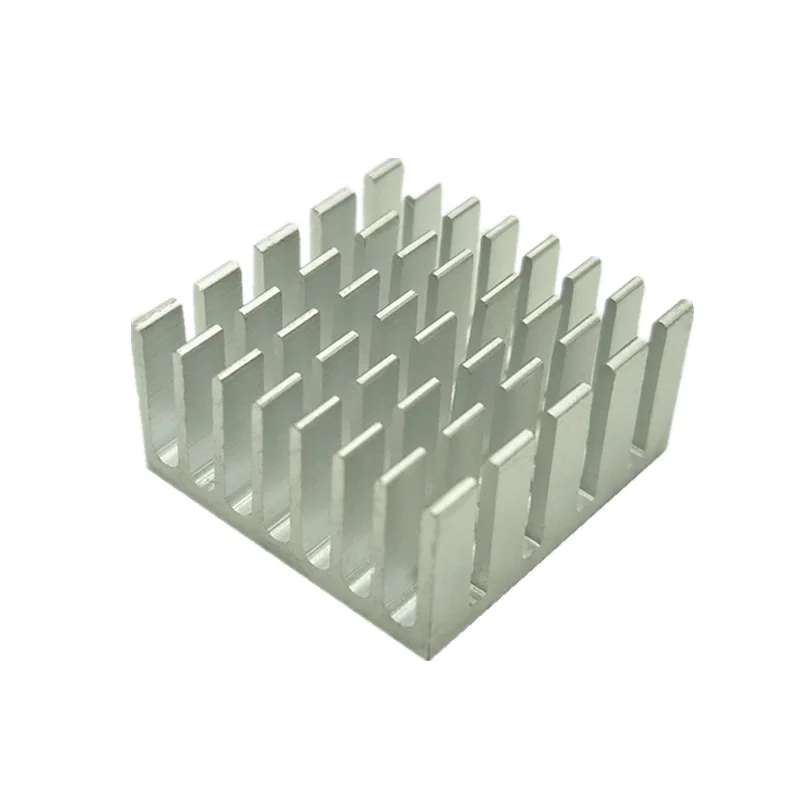Clearance sale 5PCS Cooling heat sink pure aluminum thermal block motherboard CPU chip radiator 20*20*10MM