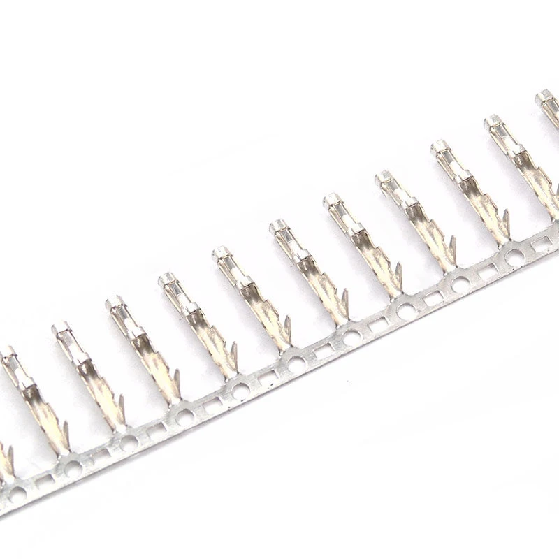IMBO 2.54 terminal gold-plated, semi-gold, and fully gold connectors are used for terminal crimping