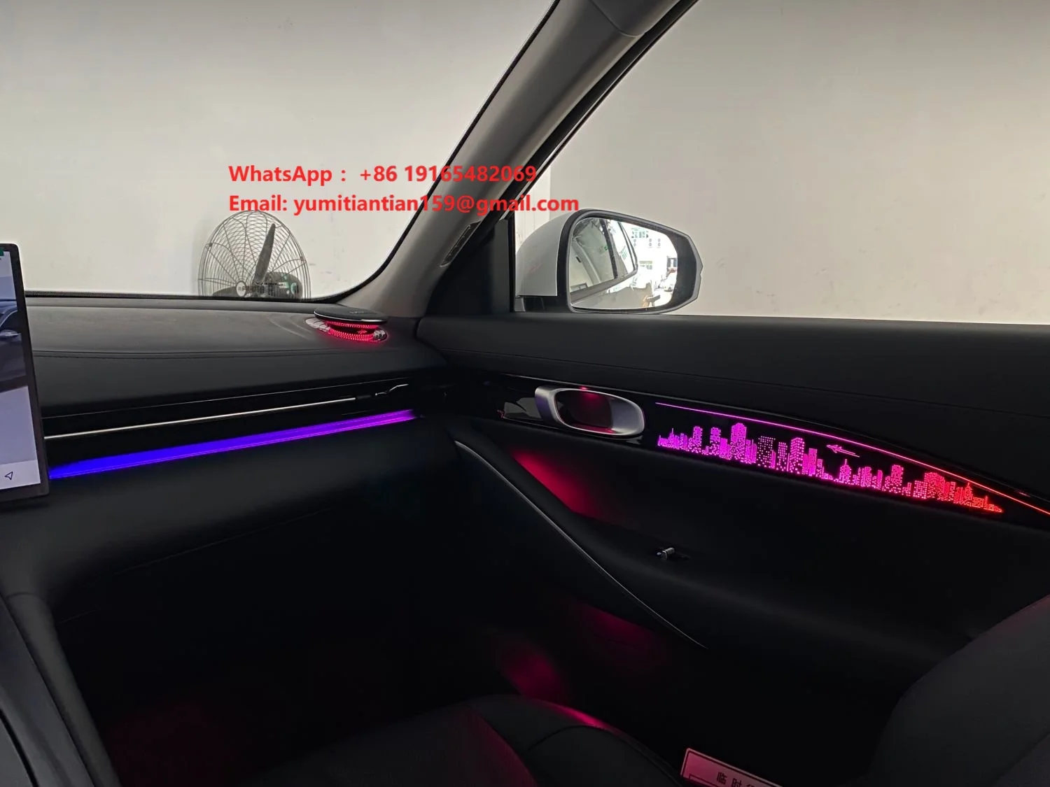 Modern Urban Style 64 Colors Rainbow Symphony Dynamic Ambient Light for Geely Galaxy E5/EX 5(2024-2025)