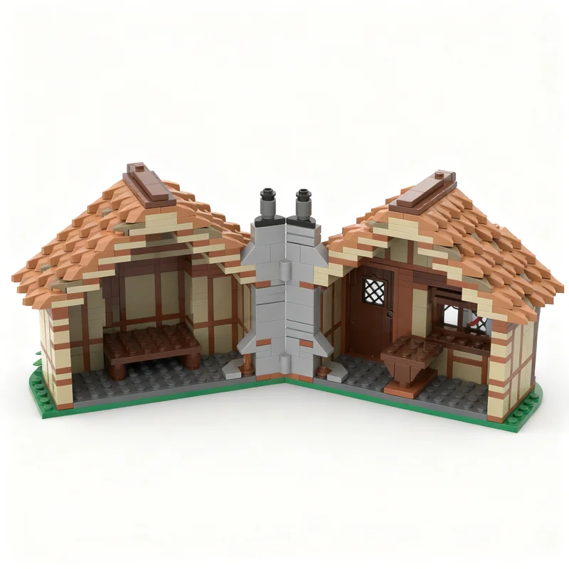 4605pcs MOC Castle Village Mod - Art Craft Village recension och pris