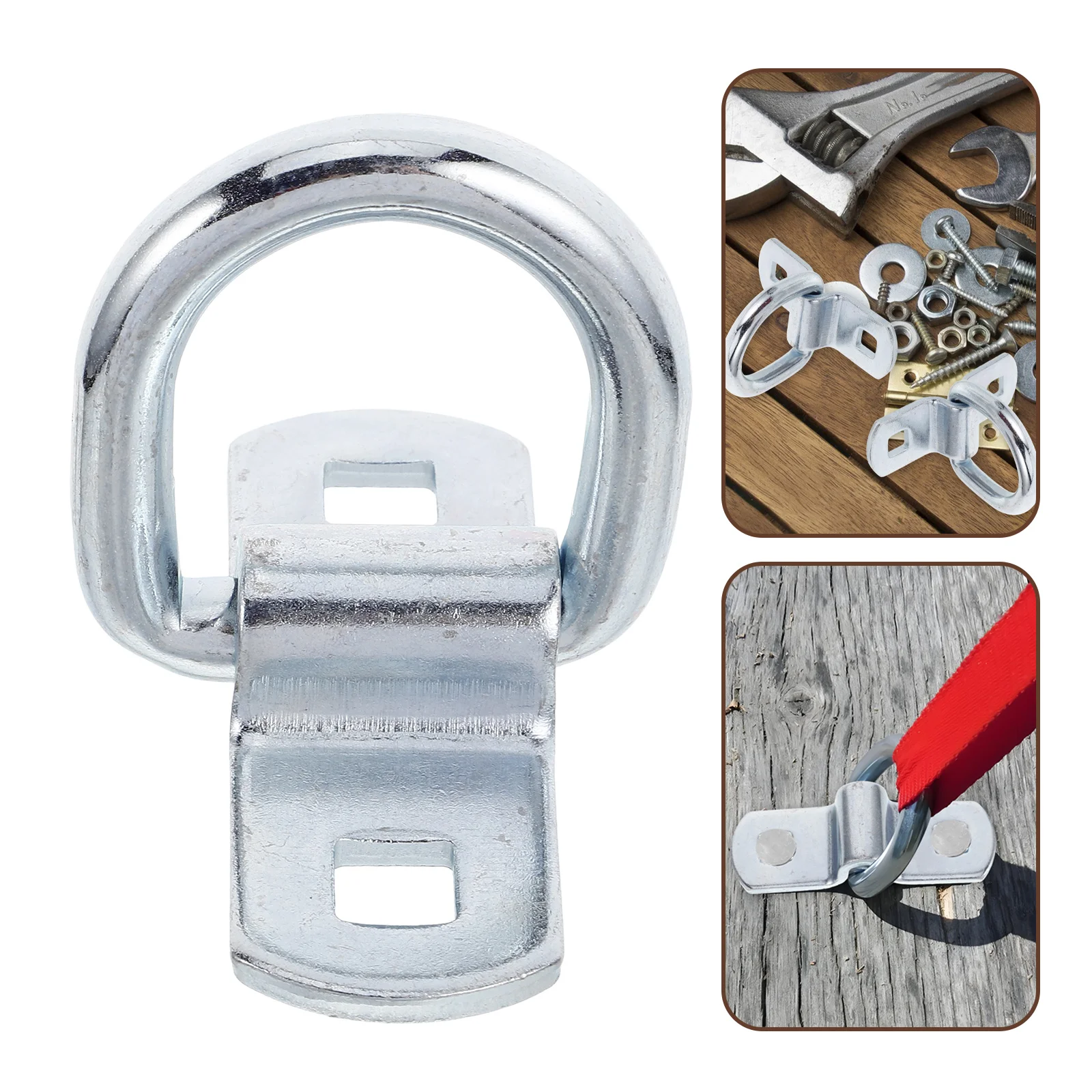 

Trailer Tie Down D Ring Heavy Duty Hook Cargo Anchor for Trailer Floor Walls Truck Tie Down Anchors Rv Accessories