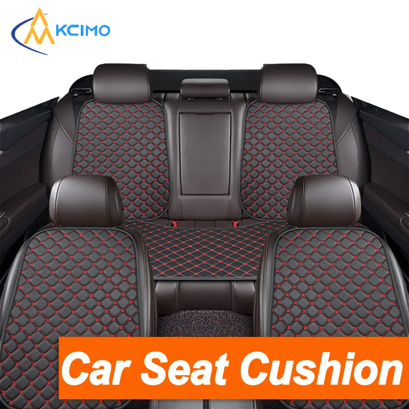 

PU Leather Car Seat Cover Four Seasons Cushion Universal Wear-resistant and Durable Auto Interior Accessories Universal