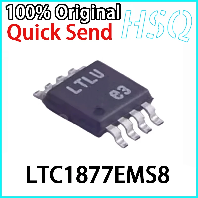 1PCS New LTC1877EMS8 Silk Screen LTLU MSOP8 Single-chip Synchronous Voltage Regulator Chip