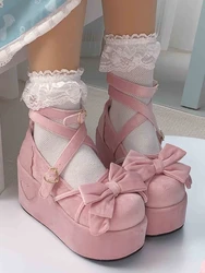 Moda na co dzień oryginalne buty Lolita kobiety Sweetheart okrągła główka studenckie pojedyncze buty kobiece nowe jednolite małe skórzane buty