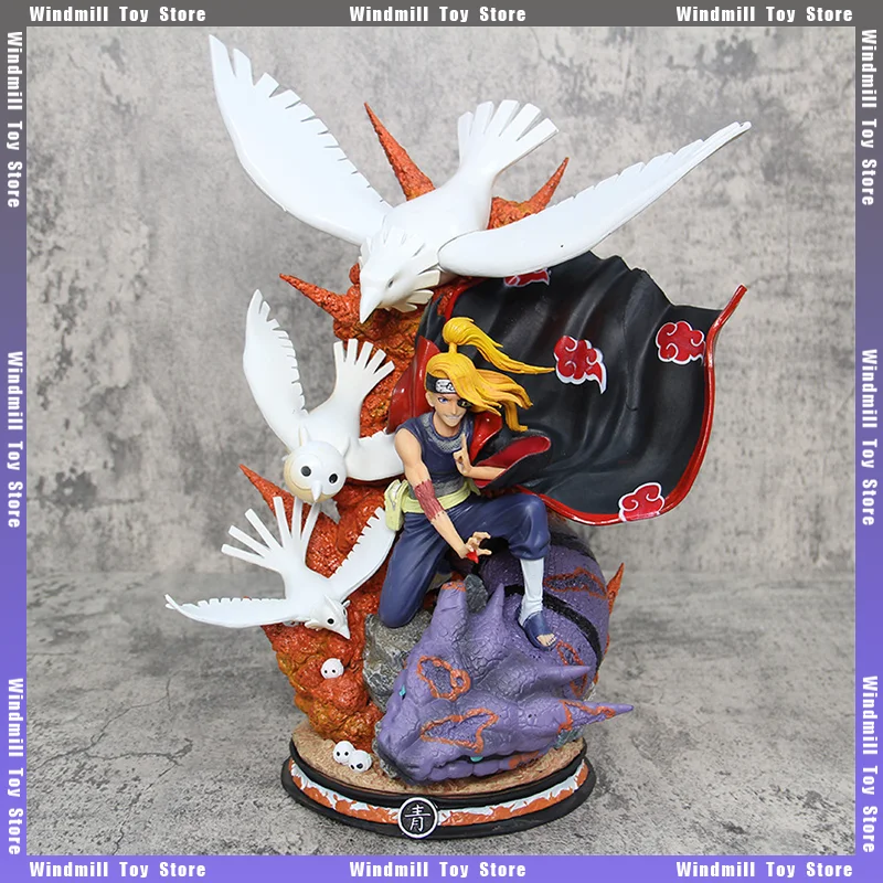 46cm CS Akatsuki Deidara GK Anime Periphery Handheld Model Large Ornament PVC Statue Collection Figure Cool Craft Toy for Kids