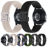 22mm Correa for Fossil Gen 6 44mm Gen6/gen 5 5e/Gen5 LTE 45mm Watch Band Replacement Bracelet Wristbands Elastic Braided Strap