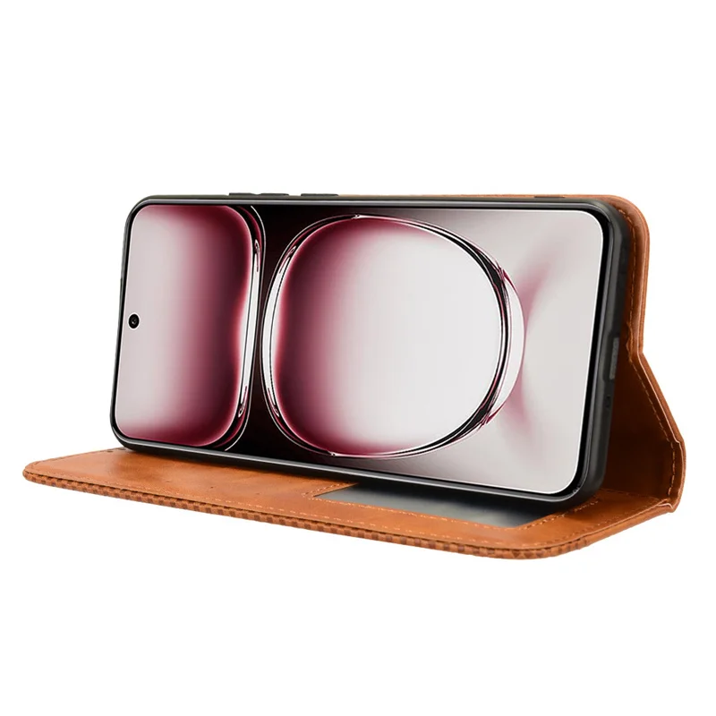 For Oppo Reno12 Pro 5G Case luxurious Leather Retro Magnetic Protect Cover For OPPO Reno 12 Reno12 Pro 5G Phone Bags