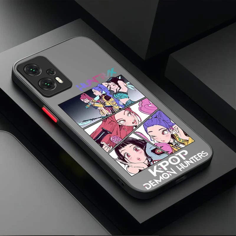 KPop D-Demon H-Hunters جراب هاتف لشاومي بوكو X7 X6 X5 X4 GT X3 NFC F6 F5 F4 F3 GT M5 M5S M6 Pro 4G 5G C55 C65 C75 C61 C71