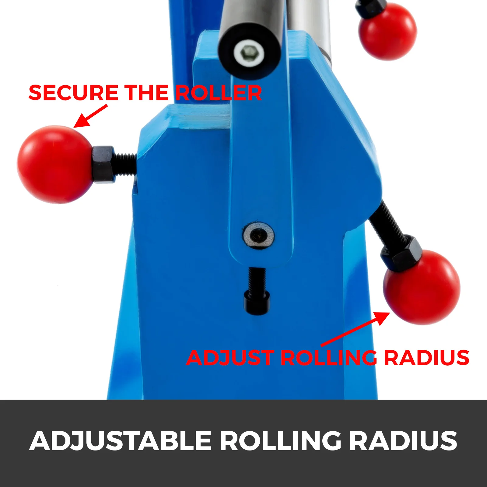 Manual Slip Roller, 24 inch Slip Roll Machine up to 16 Gauge Steel, Sheet Metal Roller Machine with Two Removable Rollers