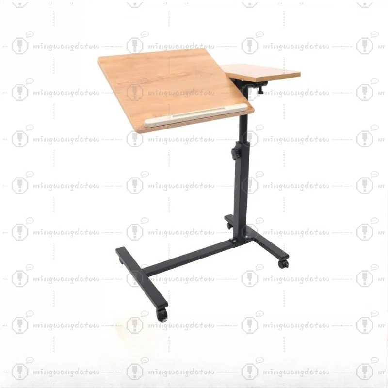 Home Office Laptop Desk Rolling Adjustable 360° Rotation Computer Mobile Stand