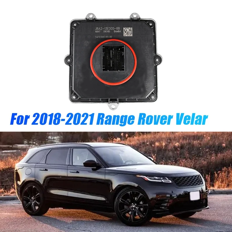 Top!-Car LED Headlight Driver Module Controller Ballast J8A2-13E005-BB For Range Rover Velar Evoque Jaguar E-Pace 2018-2021