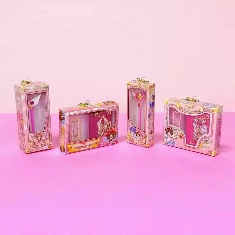 Cartão captor sakura gashapon brinquedos pássaro-cabeça pessoal anime figura magia prop modelo pingente brinquedos