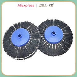 5Pcs Dental Laboratory Latch Polishing Brush Dentistry Odontologia Wheel Rotary Tool Black Buff Low Speed Micro Motor