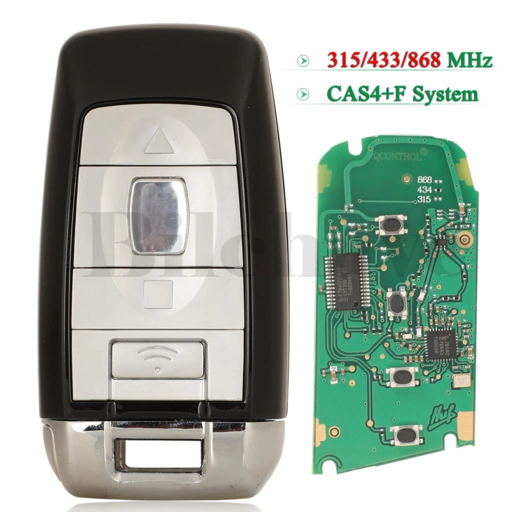 jingyuqinz 315 MHz/434 MHz/868 MHz zdalny kluczyk samochodowy dla Rolls Royce Cullinan Dawn Ghost Phantom Wraith PCF7945 Chip CAS4/FEM System