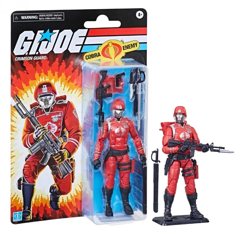 

Hasbro GIJOE Special Forces Animation Walmart Limited Red Guard Hanging Card Version 6 Inches Can Do A Model Gift Toys