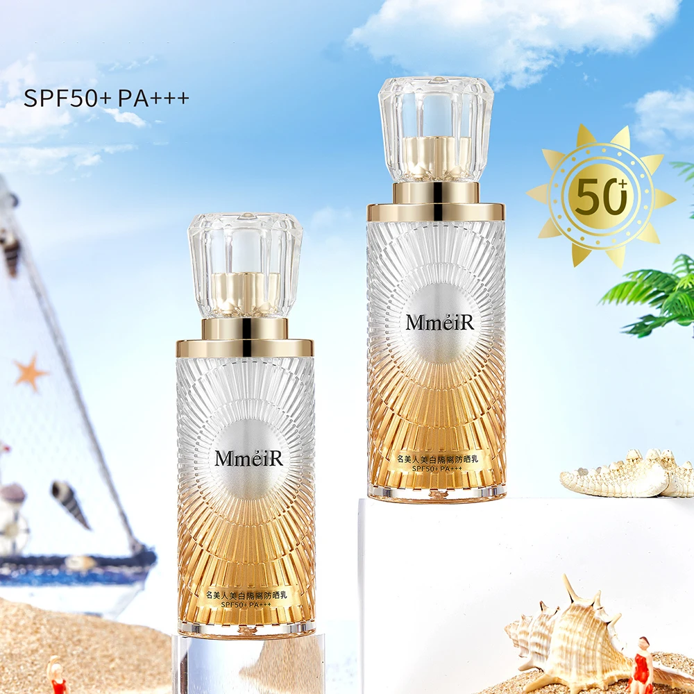 

SPF50+Sunscreen Lotion Brighten Isolation Sun Screen Protetor Body Cream Oil Control Moisturizing Face Solar Uv Radiation Makeup