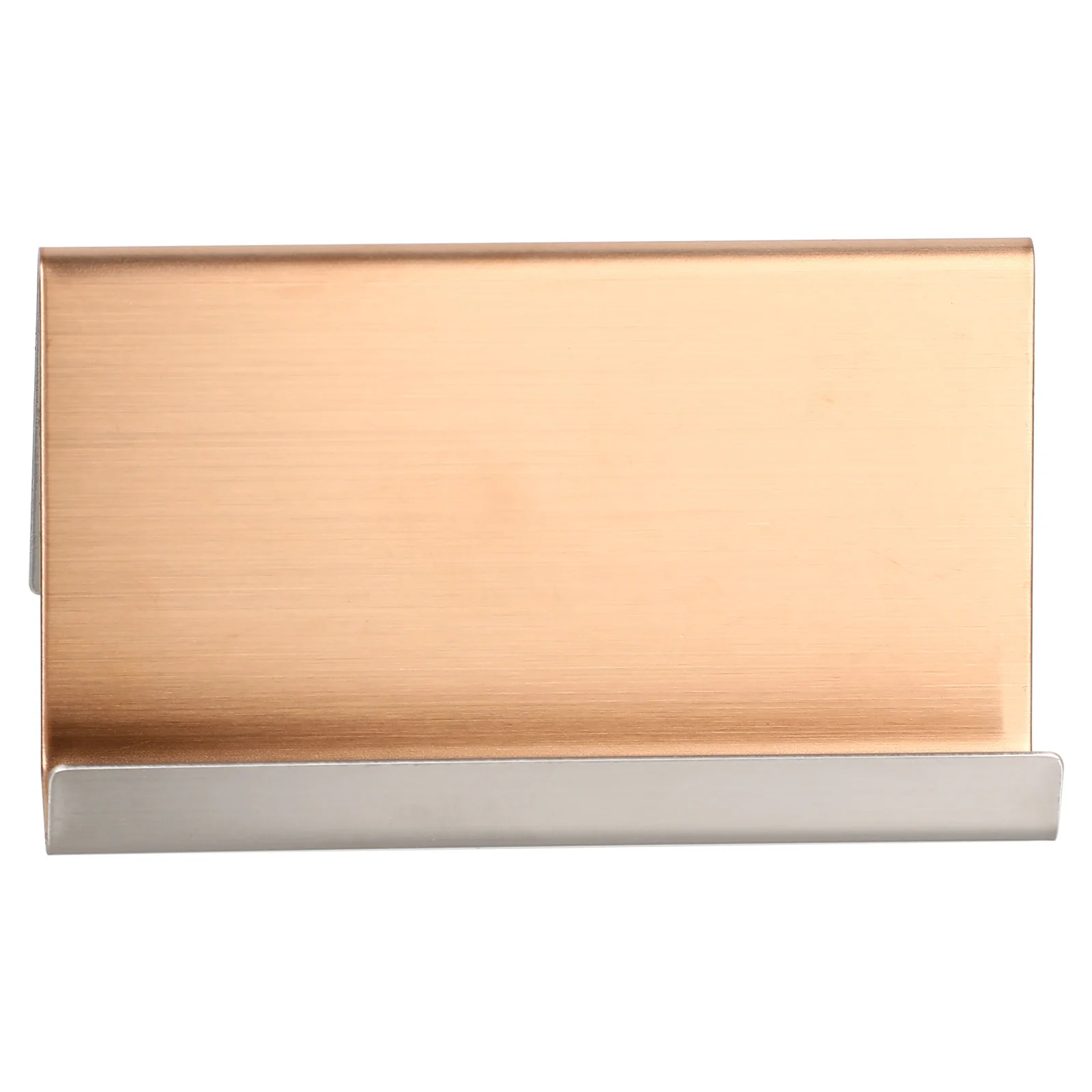 

Business Card Holder Phone Mount Organizer Easel Metal Stainless Steel Desktop Rack Office Display Stand