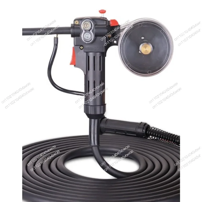 10Ft 3 Meters Welder Spool Gun Wire Feeder Aluminum Welder Use Standard Spool with Euro Connection 24V DC Motor Free Nozzle