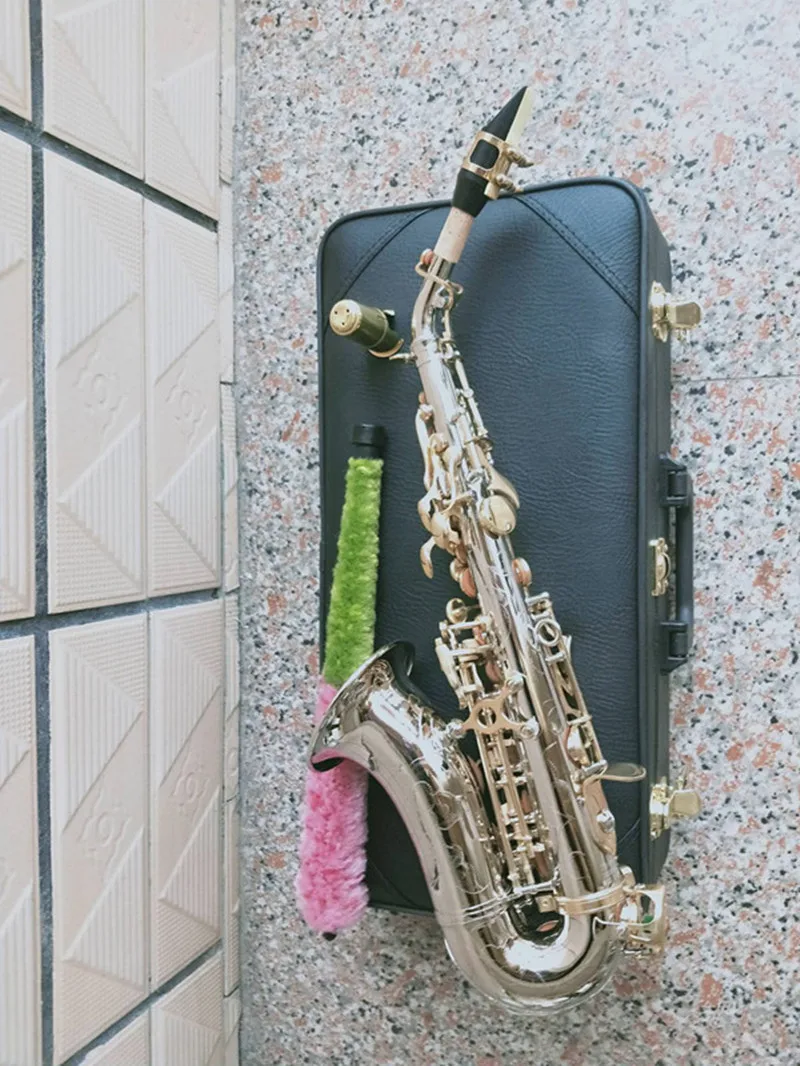 Soprano Saxophone with Nickel Plated, Musical Instrument, New, Super New Japan, SC-9937 Free Shipping