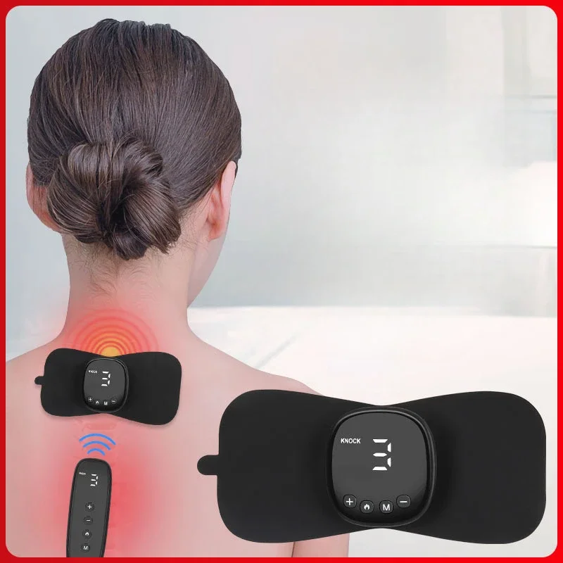 New Cervical Massager Shoulder Pulse Intelligent Mini Home Portable Remote Control with Long Battery Life and Heat Generation